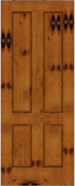 Raised  Panel   Long  Wood  Knotty Alder  Doors